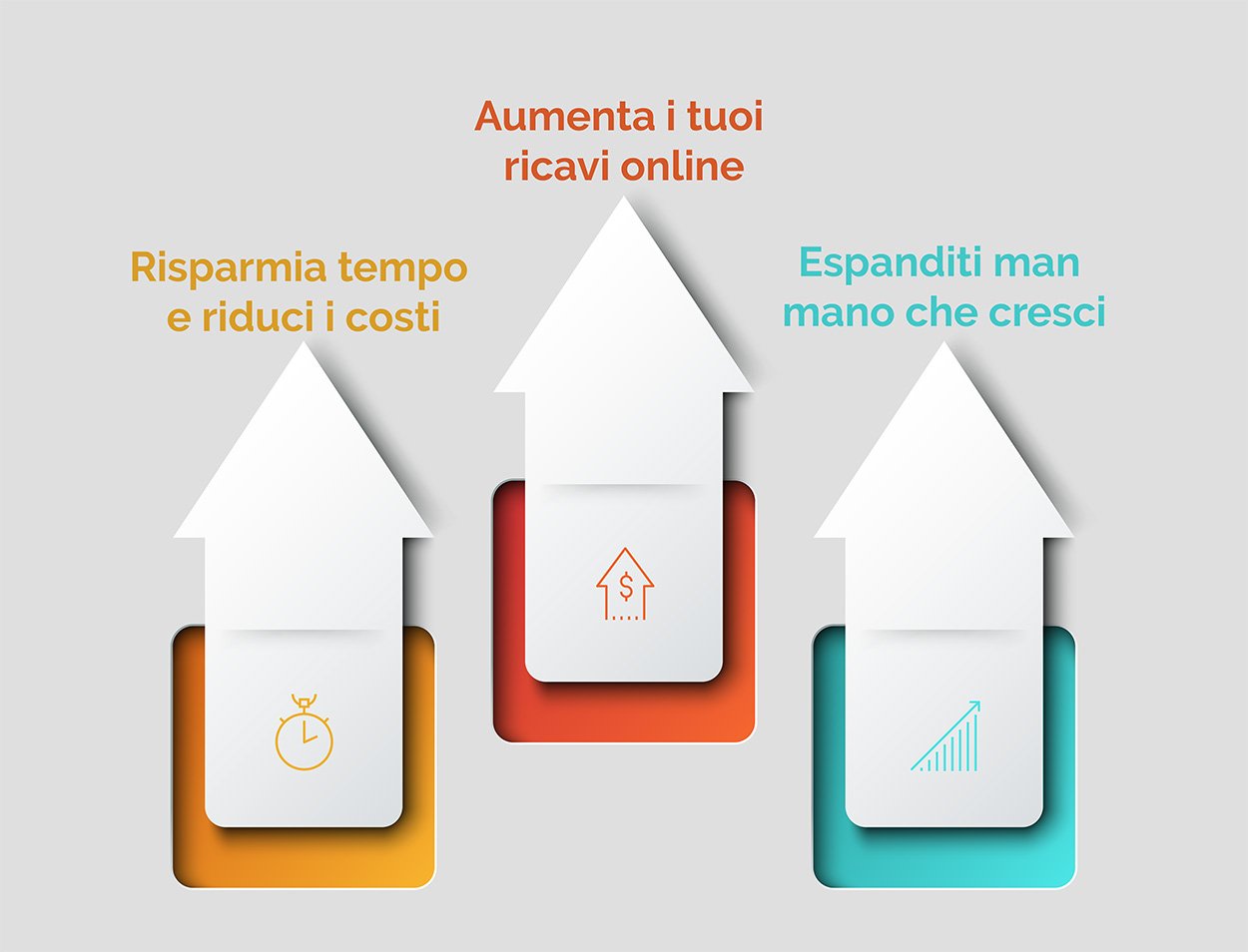 Infografica sullo sviluppo di web shop